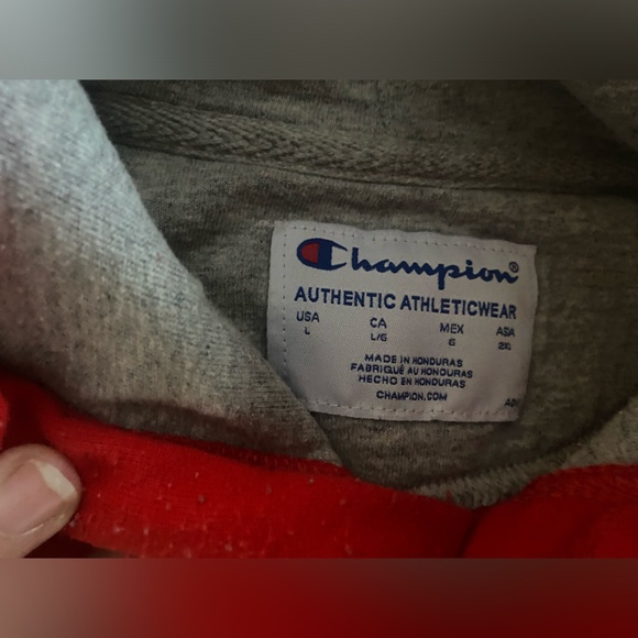 Red champion hoody - Picture 3 of 8